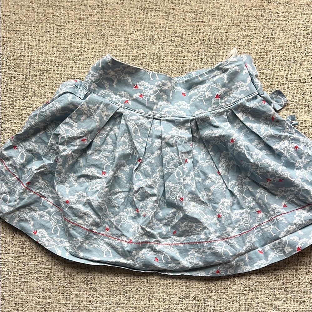 Lili Gaufrette Blue Bubble Mini Skirt